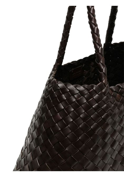 borsa santa croce big donna marrone DRAGON DIFFUSION | DGW58892DARK BROWN